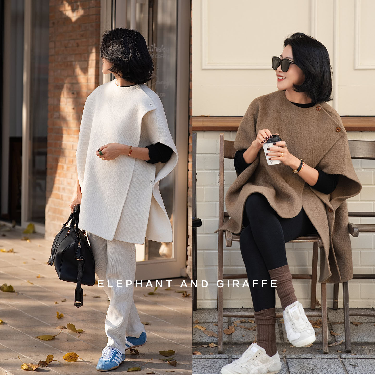 大象和长颈鹿 于步履间翩翩都市时髦感羊毛羊驼毛斗篷大衣 511218,女装/女士精品,马夹,淘宝优惠券,粉丝福利购,淘宝优惠卷