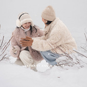 大象和长颈鹿 蜜桃慕斯西班牙托斯卡纳羊羔卷毛短皮毛一体 512409