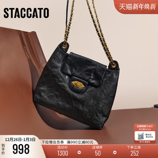 思加图2025冬季 通勤绗缝包托特包单肩斜挎包背提包女X8320DX5 新款