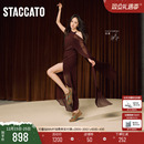 杨幂同款思加图蝴蝶音符德训鞋阿甘鞋银色休闲鞋平底鞋小桃同款