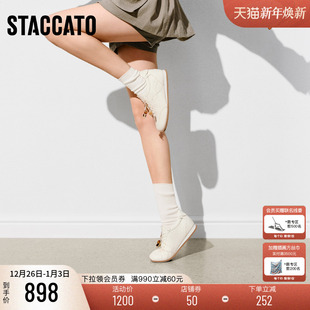 复古德训鞋 女鞋 阿甘鞋 运动休闲鞋 子J2502AM6 小白鞋 思加图2026新款