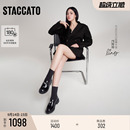 邝玲玲同款STACCATO×VERA WANG联名系列乐福鞋通勤厚底单鞋女鞋