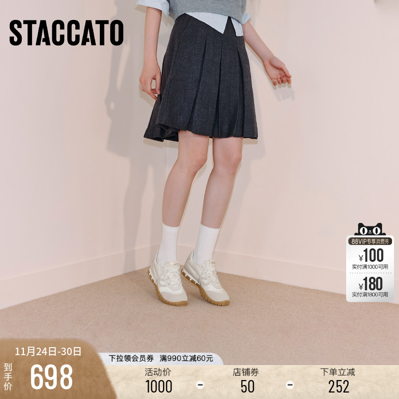 思加图华芙鞋复古德训鞋休闲鞋女