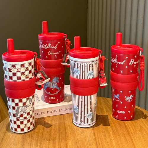 【通体316】轻奢定制摇摇马保温杯700ML d2185【鹿儿岛】