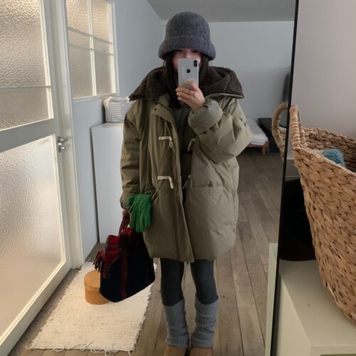 montague 24冬 牛角扣连帽羽绒服