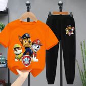 套装 防蚊裤 2026新款 短袖 两件套儿童帅气 汪汪队中大童韩版 男童夏装