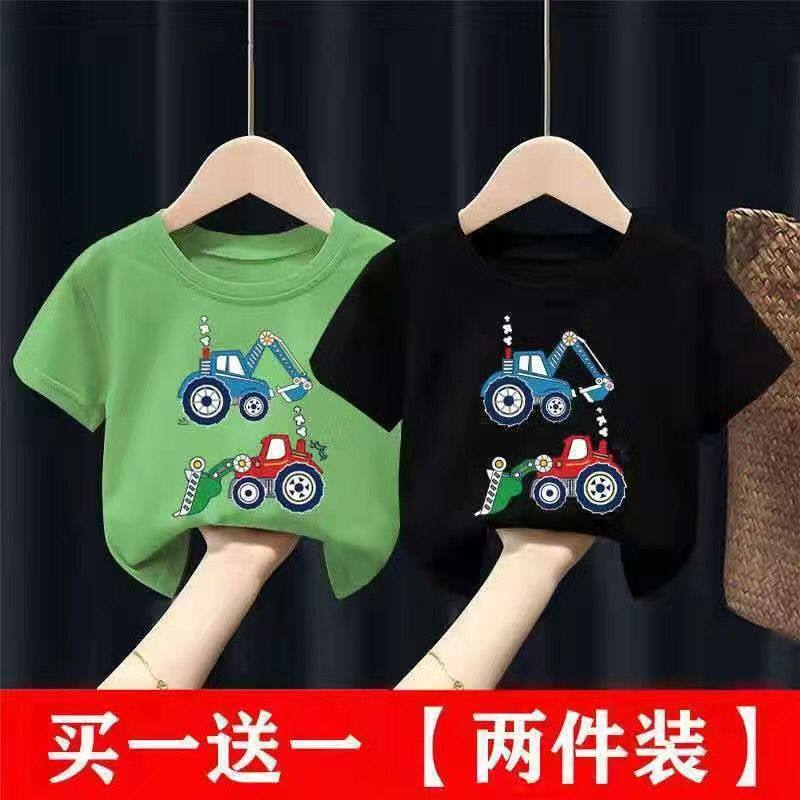 挖掘机男童t恤短袖儿童新款童装上衣夏男大童夏季男孩夏装半袖衣3,童装/婴儿装/亲子装,T恤,淘宝优惠券,粉丝福利购,淘宝优惠卷