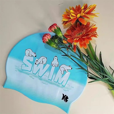 韩国sd7/Senti/xblue硅胶泳帽舒适不勒头专业训练泳帽特价清仓