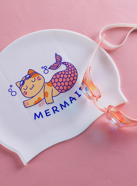 新款韩国sd7硅胶泳帽防水不勒头护耳成人训练游泳儿童男女游泳帽