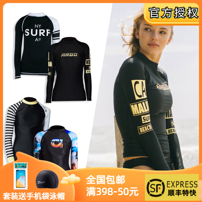 韓國進口潛水服女沖浪服套頭