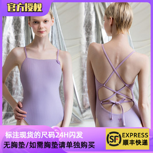 2025韩国代购 竞技泳衣 HOOG专业训练纯色高端连体泳衣芭蕾风时尚