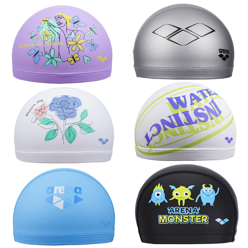 韩国代购arena阿瑞娜专业成人防水硅胶游泳帽男女通用防水泳帽