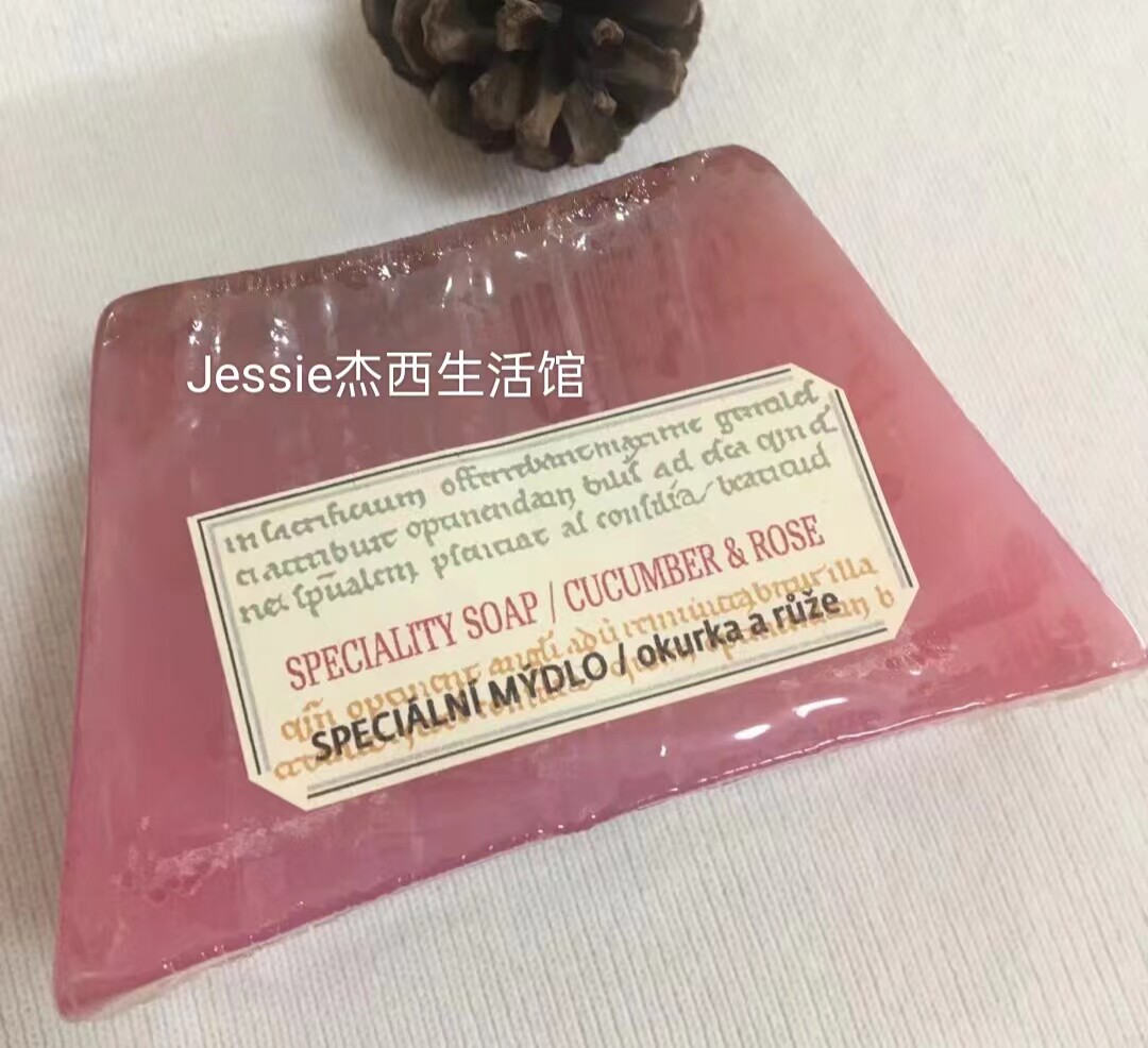 捷克玫瑰小黄瓜手工皂botanicus