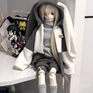 BJD六分体小六胖六娃衣可爱娃衣套装玩偶换装冬款日常套装