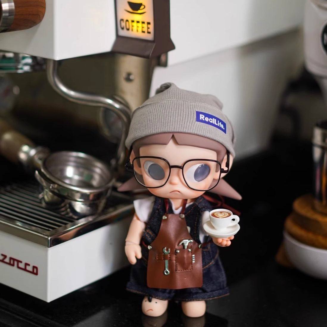 zsiga娃衣向往之处1/8可动人偶衣服拽姐嘎子姐molly手作咖啡娃衣