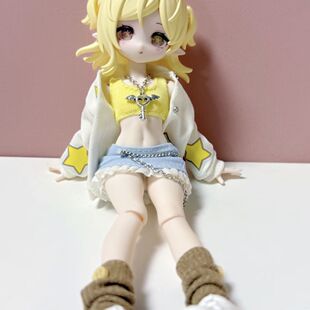 自由主张体星星娃衣套装12分bjd可动人偶娃衣米甜二代出逃阿巳3.0