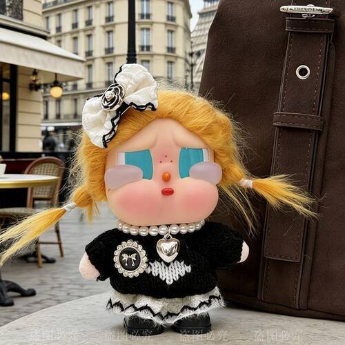 哭娃衣服crybabyvacation系列搪胶公仔娃衣小香风毛衣裙子套装