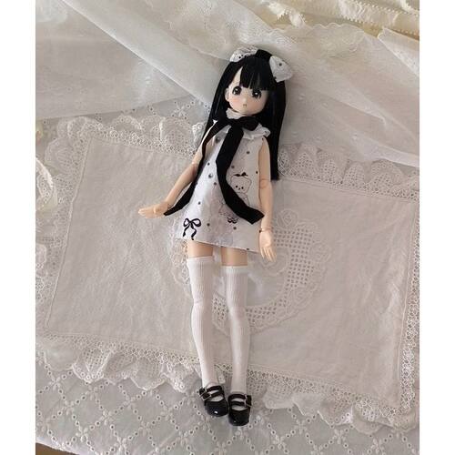 azone手作自制娃衣千金风连衣裙