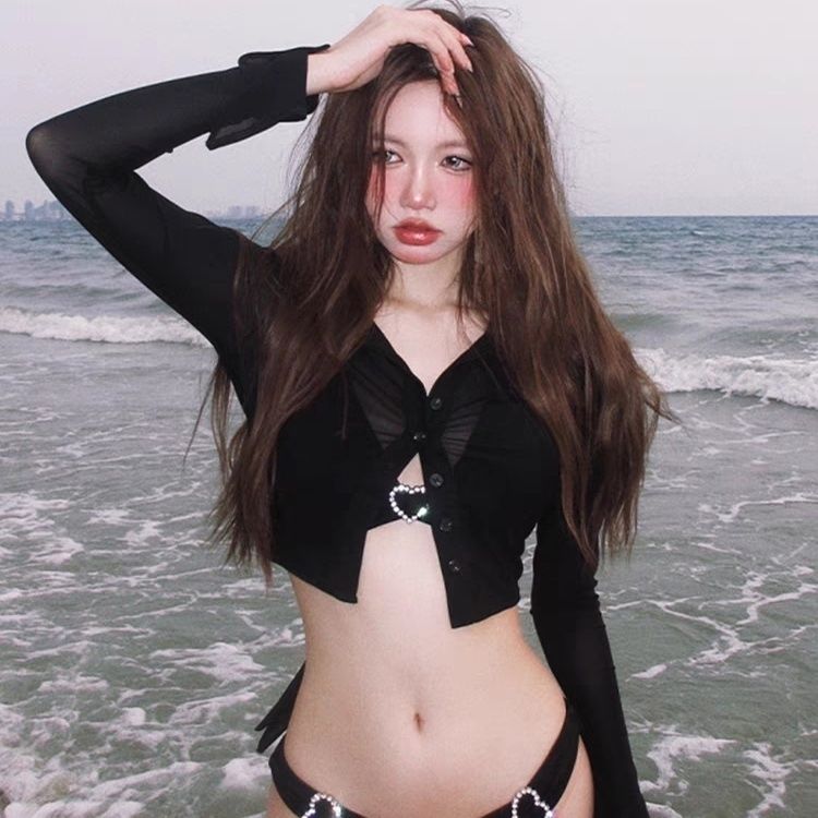 OKMA 性感挂脖泳衣女泡温泉比基尼