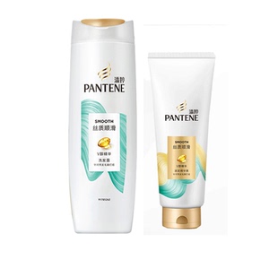 潘婷丝质顺滑洗发水400ml+护发素200ml 多省包邮