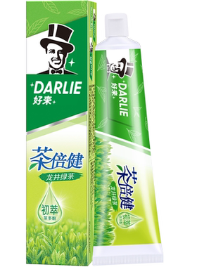 正品黑人牙膏茶倍健白桃清新口气