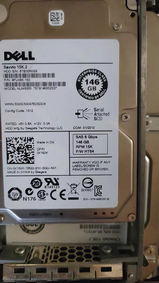 08X829K原装DELL ST9146803SS146G SAS R710服务器硬盘0X162K