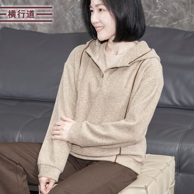 横行道加厚连帽衫卫衣保暖休闲