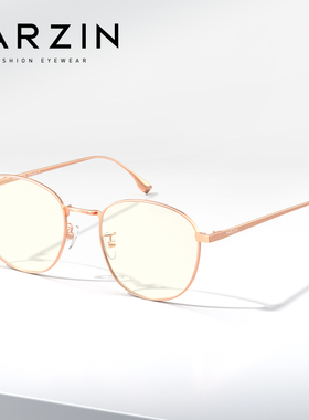 帕森防蓝光眼镜 时尚男女情侣款圆框防辐射电脑手机护目镜 15805