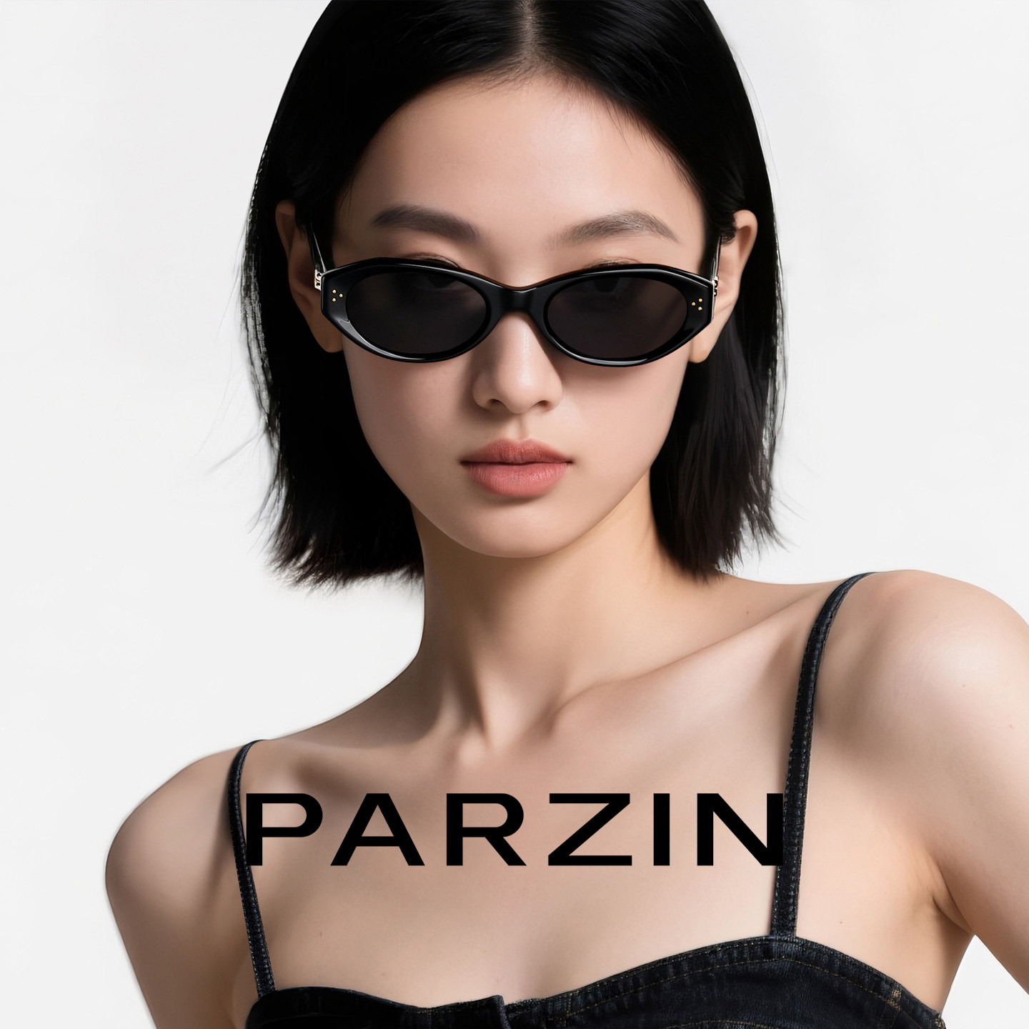 帕森时尚猫眼太阳镜男女复古个性板材高级感墨镜防紫外线PZ7828