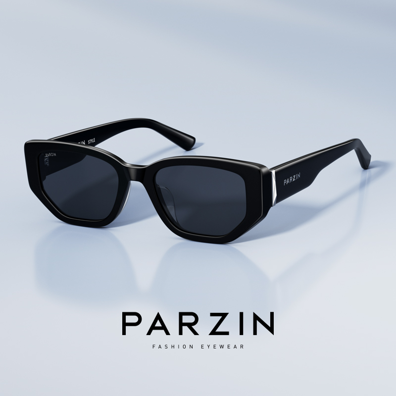 帕森窄框太阳镜男女情侣款复古前卫板材遮阳防晒小框墨镜潮 91702