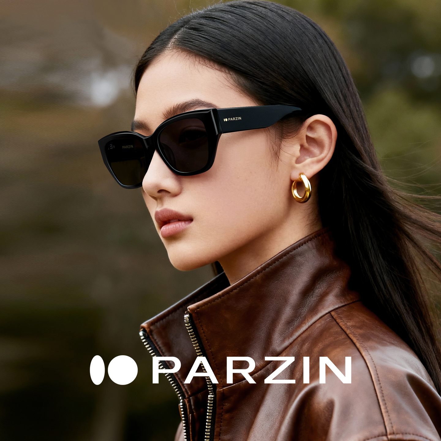 帕森墨镜女款防紫外线2026年新品猫眼大框复古宽腿太阳镜男PZ7862