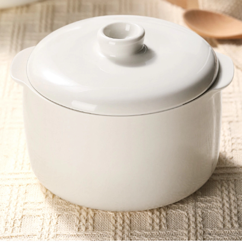 小浣熊电炖锅隔水炖1升L陶瓷白瓷盖子内胆DDZ-9B迷你小炖盅配件