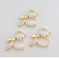 D99 CAT -EYE Стоуна тыква 1 подвеска 1