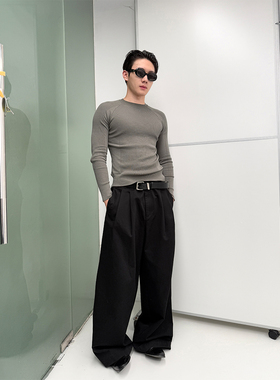 NFAI 25SS 轻薄坑条针织长袖