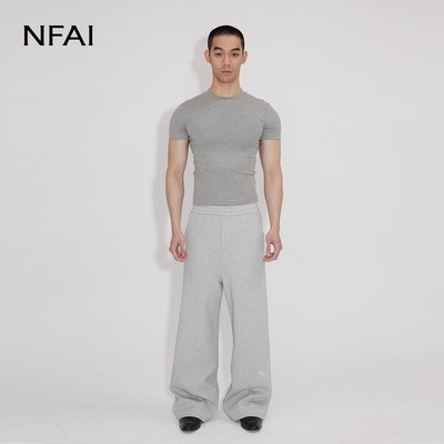 NFAI 25SS 训练卫裤 直筒廓形/堆积不踩/轻薄舒适
