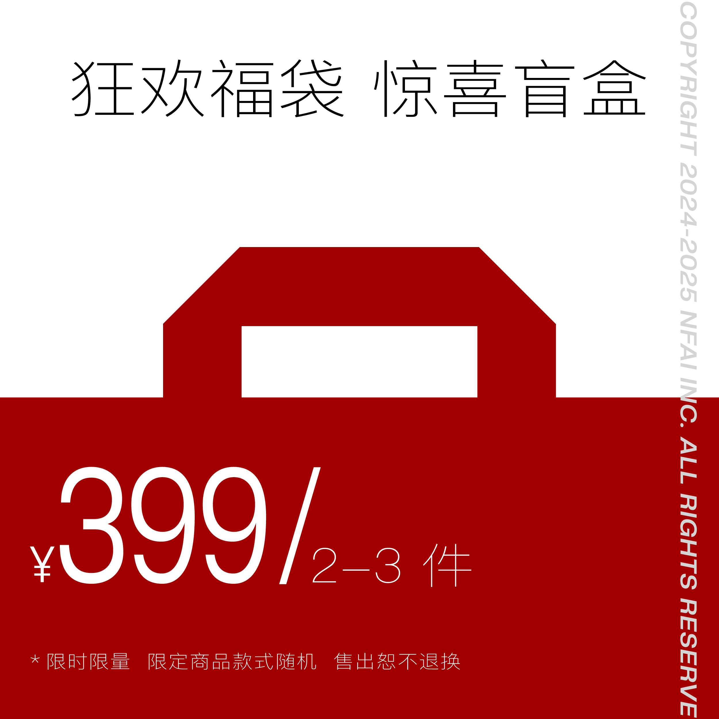 NFAI 399 狂欢惊喜福袋 随机款式