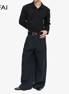 NFAI Power 翻领Polo 磁吸开合/立体廓形/阔肩版型