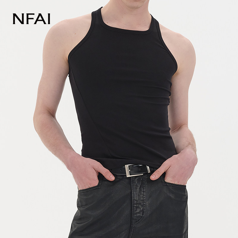 NFAI 26SS 窄领背心 轻薄爽滑/特调版型/放大比例