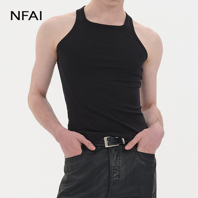 NFAI26SS窄领背心//