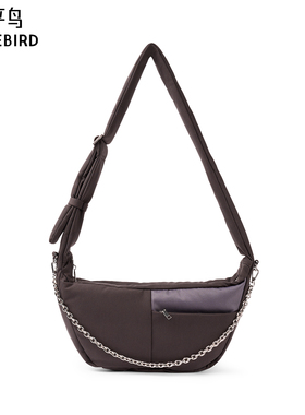 【商场同款】太平鸟男装单肩包拼接时尚街头斜挎包潮 B2YFG1164