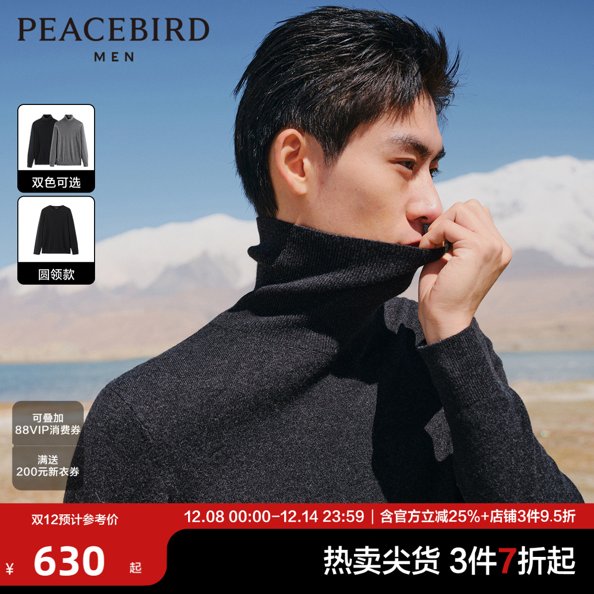 【甄选】太平鸟男装毛衣