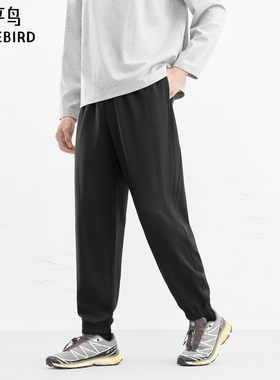 【商场同款】太平鸟男装 2026年春季新款束脚休闲裤男B1GMG1234