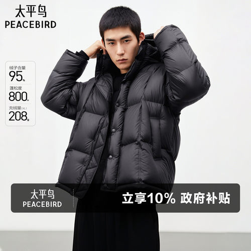 【甄选】太平鸟男装羽绒服