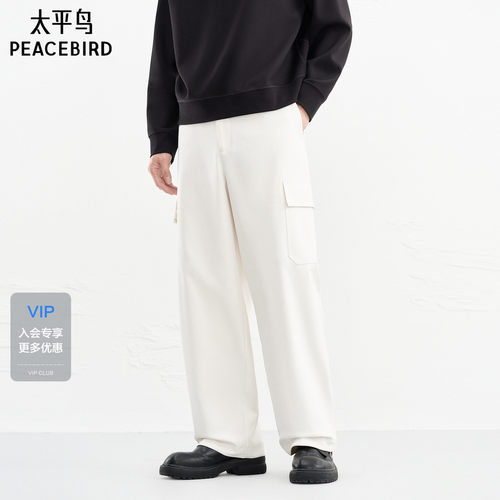 【商场同款】太平鸟男装休闲裤26春季新款宽松工装裤 B2GLG1151