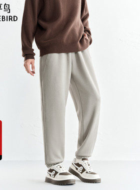 【商场同款】太平鸟男装 2025年冬季新款束脚裤男休闲裤B2GF4138