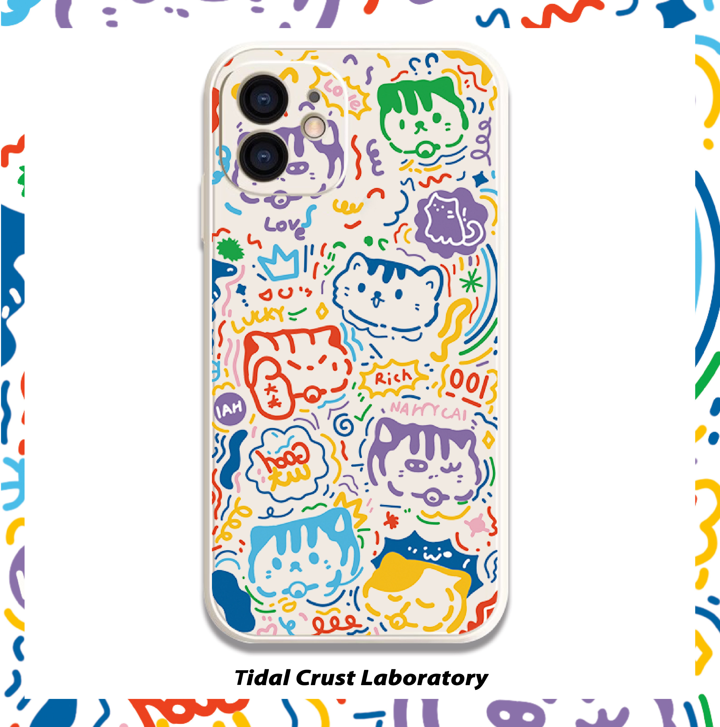 ins清新简笔画可爱动物液态硅胶全包手机壳适用苹果17nova14华为p70mate70小米15opporeno14vivo荣耀iPhone15,3C数码配件,手机保护套/壳,淘宝优惠券,粉丝福利购,淘宝优惠卷