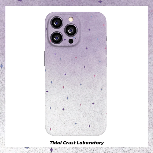 渐变紫色多巴胺星星菲林二合一手机壳适用苹果17nova14华为p70mate60小米15opporen14ovivo荣耀300iPhone16