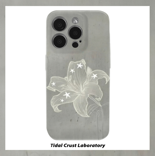 艺术清冷感星光百合菲林二合一手机壳适用苹果17nova14华为p70mate60小米15opporen14ovivo荣耀300iPhone16