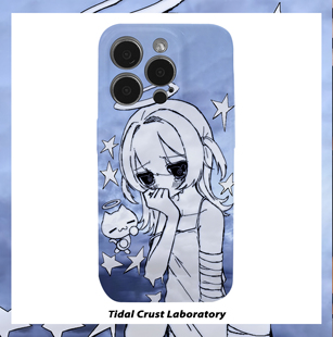 y2k复古忧伤天使女孩菲林二合一手机壳适用苹果17nova14华为p70mate60小米15opporen14ovivo荣耀300iPhone16