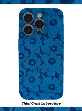 文艺复古蓝色牛仔花菲林二合一手机壳适用苹果17nova14华为p70mate60小米15opporen14ovivo荣耀300iPhone16